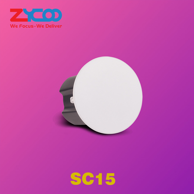 Zycoo SC15 7.2 X 6.3 In Sip 페이징 스피커 모노 음향 Poe 전원 스피커