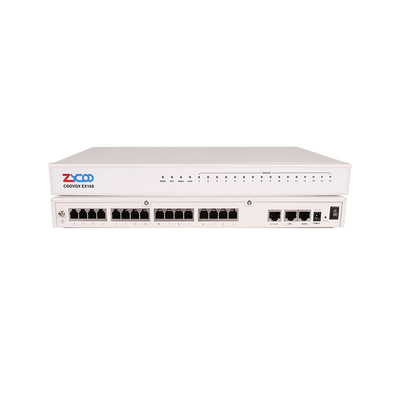 아날로그 전화용 2 X 10/100Mbps VoIP 게이트웨이 FXS 확장 VoIP 전화 박스
